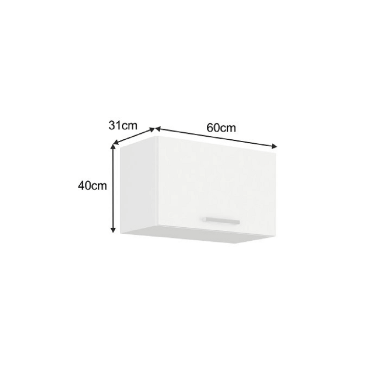 Felsőszekrény, fehér, SPLIT 60 OK-40