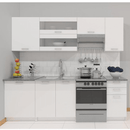 kombinált alsószekrény, fehér,  FABIANA S-40SZ2