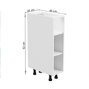 Alsószekrény, fehér, AURORA D20P