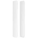 vidaXL fehér műbőr LED-es fejtámla 93x16x118/128 cm