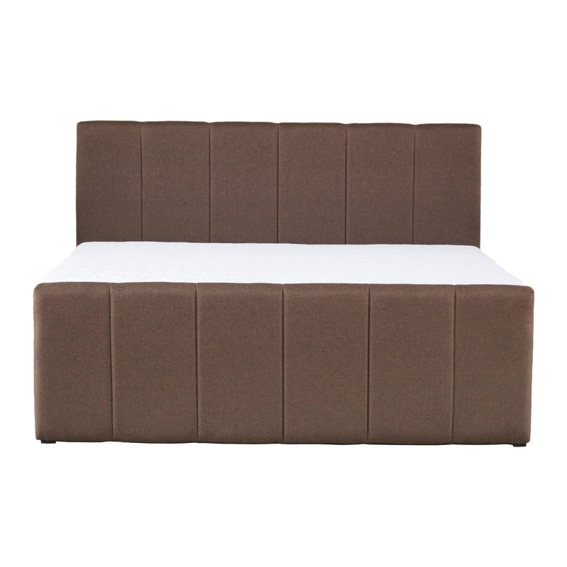 Boxspring ágy, 180x200, barna, STAR