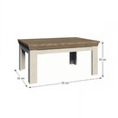 dohányzóasztal, északi sosna/vadtölgy, ROYAL LN