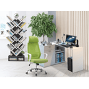 könyvespolc, fehér/fekete, VEVEY