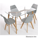 szék, szürke/bükk, BALI 2 NEW