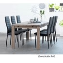 Szék, fehér műbőr/fehér fém, COLETA NOVA