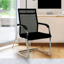 Tárgyalószék, fekete/ezüst, ESIN