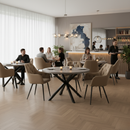 Design fotel, bézs Velvet szövet, VERIO NEW