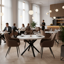 Design fotel, barna Velvet szövet, VERIO NEW