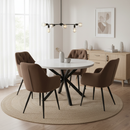 Design fotel, barna Velvet szövet, VERIO NEW