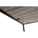 Konzolasztal , tölgy/fekete, JAKIM NEW TYP 1