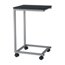 Kisasztal, fekete/fém ezüst, MANNY