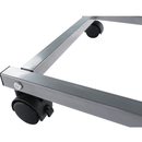 Kisasztal, fekete/fém ezüst, MANNY