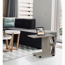 Kisasztal, világos beton, NIDEN