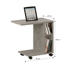 Kisasztal, világos beton, NIDEN