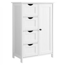 Szekrény/polcállvány, fehér, STORMI