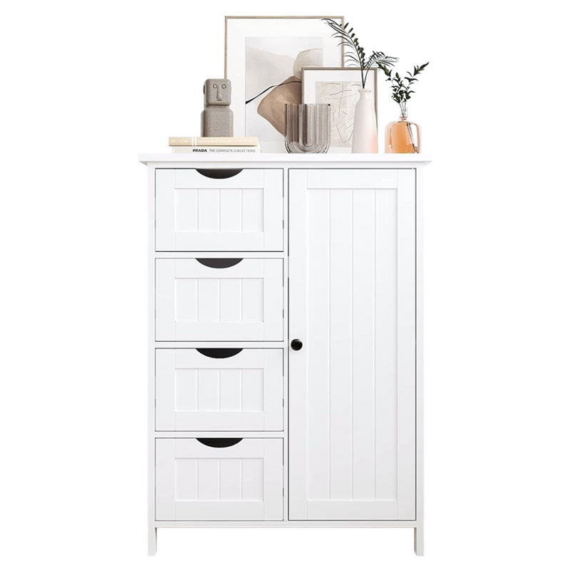 Szekrény/polcállvány, fehér, STORMI