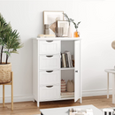 Szekrény/polcállvány, fehér, STORMI