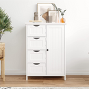 Szekrény/polcállvány, fehér, STORMI