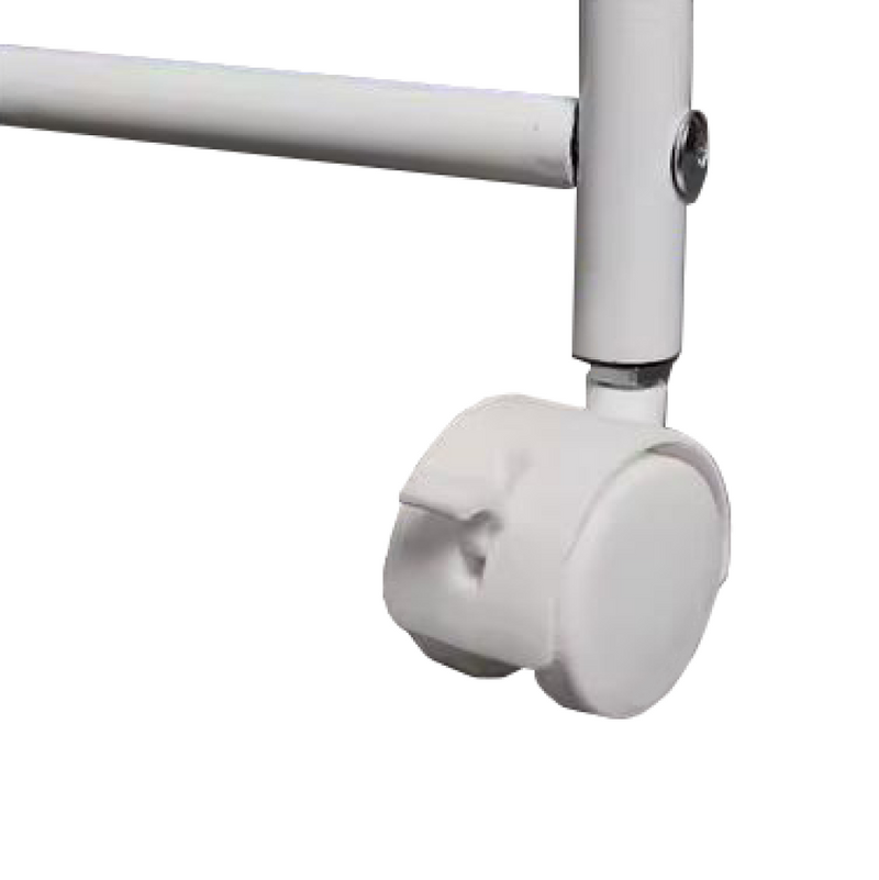 Mozgatható polcállvány, fehér, SUFIK