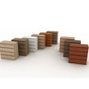 3 fiókos komód, tölgy sonoma,  HANY NEW 003