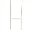 Gyerek hinta, fehér/szürke, SVING