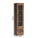 Vitrin, lefkas tölgy, TEDY TYP T10