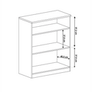 Komód, tölgyfa lefkas, TEDY TYP T2