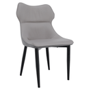 Étkezőszék, világosszürke/sötétszürke/fekete, TABITA