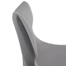 Étkezőszék, világosszürke/sötétszürke/fekete, TABITA