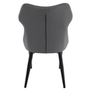 Étkezőszék, világosszürke/sötétszürke/fekete, TABITA