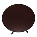 Étkezőasztal, kerek, gesztenye, átmérő 106 cm, TABLOS