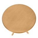 Étkezőasztal, kerek, világos tölgy, átmérő 106 cm, TABLOS
