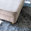 Puff, bézs-szürke/bükk, RUFINO 3 NEW