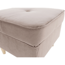 Puff, bézs-szürke/bükk, RUFINO 3 NEW