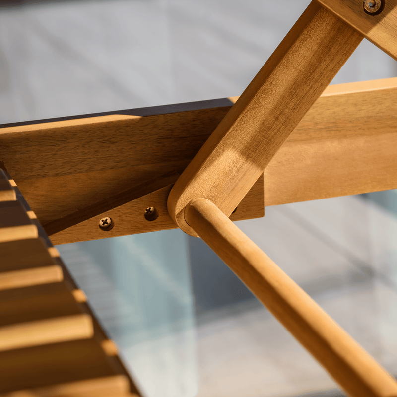 Kerti pad asztallal, akácfa, TAIMA