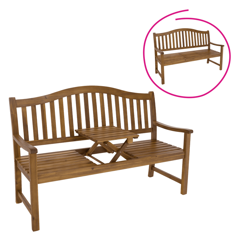 Kerti pad asztallal, akácfa, TAIMA