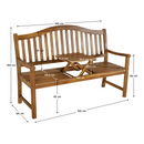 Kerti pad asztallal, akácfa, TAIMA