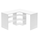 Sarok számítógépasztal, fehér, TAMARI