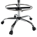 Magasított munkaszék, barna/fekete, TAMBER