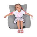 Babzsák, világosszürke anyag, TAMPO