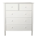 Komód, fehér, TEANA