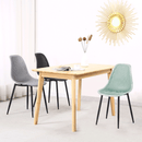 Étkező szék, fekete, TEGRA TYP 2