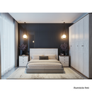 Ágy ágyráccsal, 160x200, canyon fenyő/sonoma trüffel tölgy, TEINA