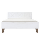 Ágy ágyráccsal, 180x200, canyon fenyő/sonoma trüffel tölgy, TEINA