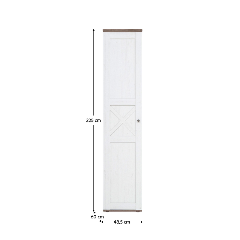 Polcos szekrény, canyon fenyő/sonoma trüffel tölgy, TEINA REG1D