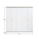 Szekrény, canyon fenyő/sonoma trüffel tölgy, TEINA SZF5D