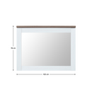 Tükör, canyon fenyő/sonoma trüffel tölgy, TEINA LUS103