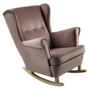 Füles hintafotel, rózsaszín/bükk, TEJA