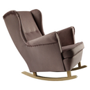 Füles hintafotel, rózsaszín/bükk, TEJA