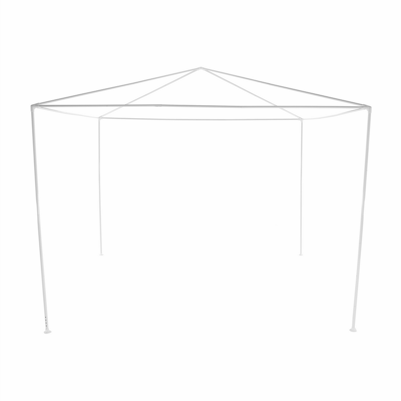 Kerti partisátor, fehér, 3x3 m, TEKNO TYP 1